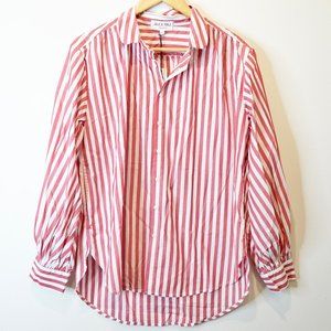 BRAND NEW Alex Mill Kit Shirt, Red + White Stripes, Size Small